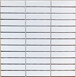 Keramická mozaika Mozaika Bílá lesklá 2510