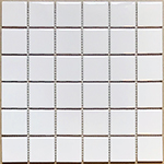 Keramická mozaika Mozaika Bílá lesklá 50