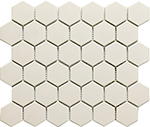 Keramická mozaika Mozaika HEX 5 White