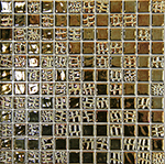 Skleněná mozaika Mozaika PELLE DORADO 50%